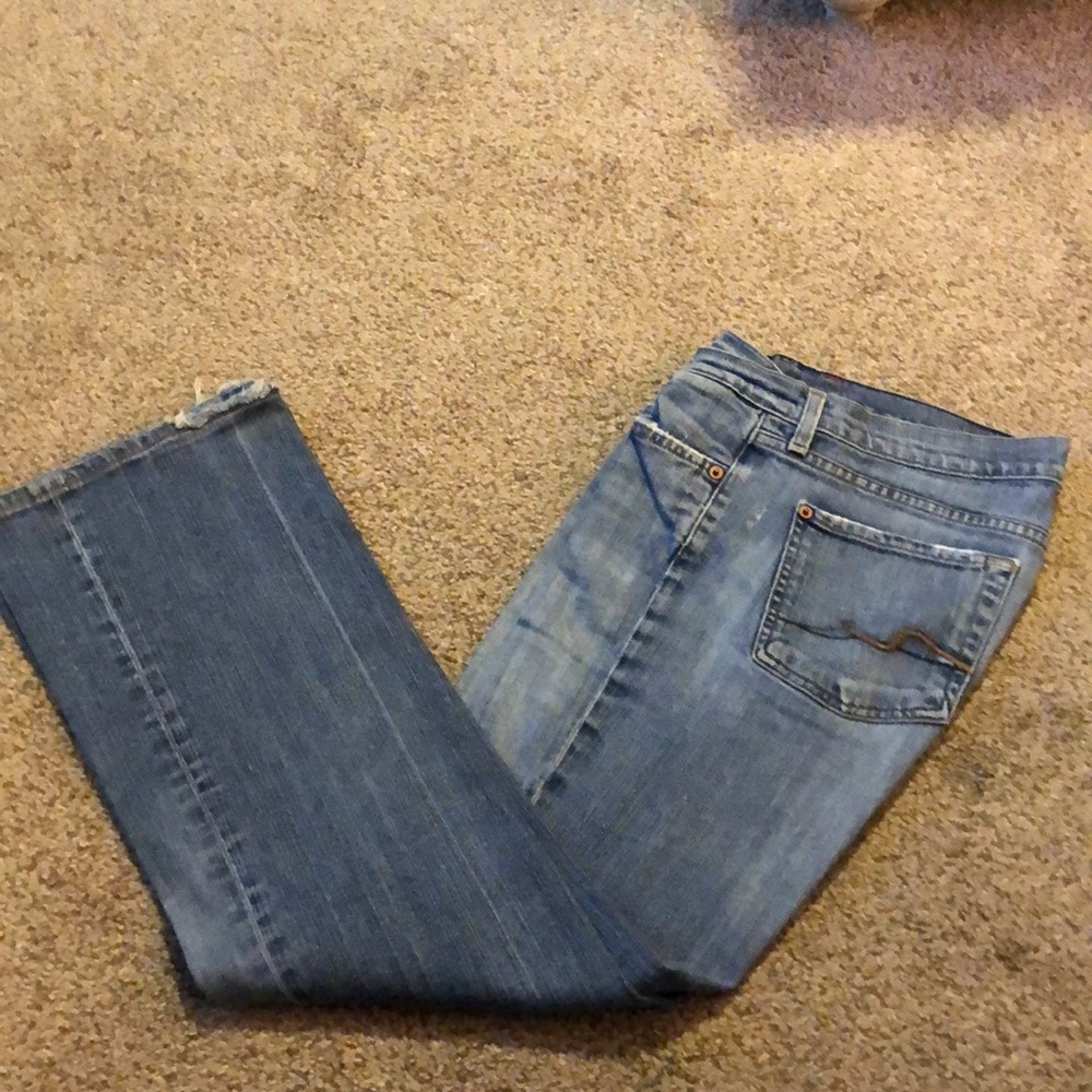 7 for All Mankind low rise bootcut size 29